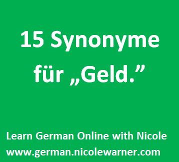 15SynonymefuerGeld