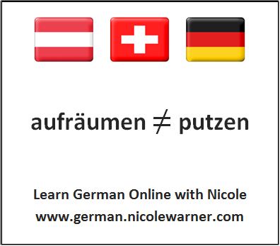 Aufraeumen ist nicht putzen